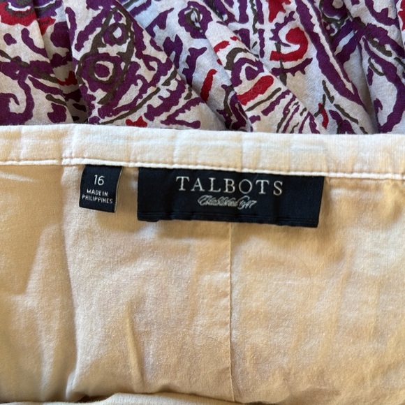 Talbots Women’s Cotton Midi Skirt Size 16 - Picture 8 of 9